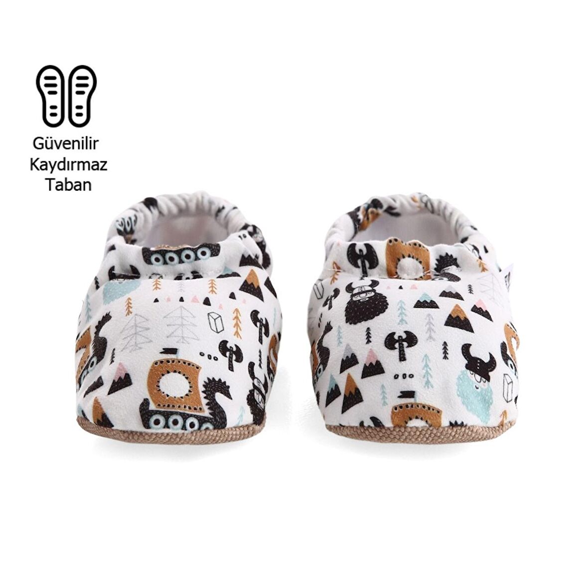 Viking Organik Pamuk Ev Kreş Ayakkabısı Patik