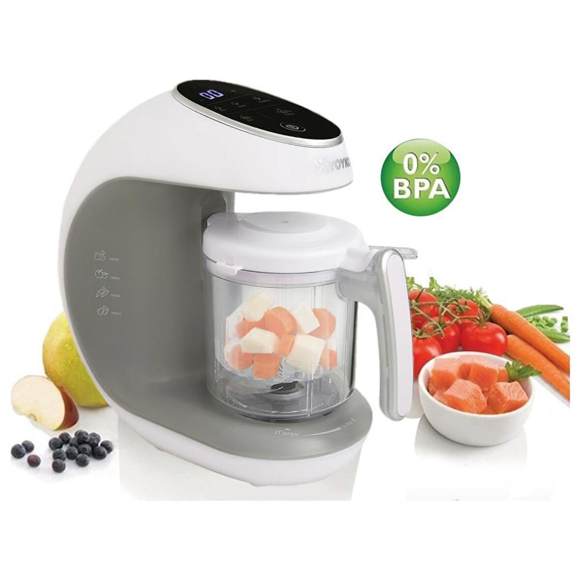 Yoyko PRO Chef 7 in 1 Buharlı Pişirici ve Blender Beyaz