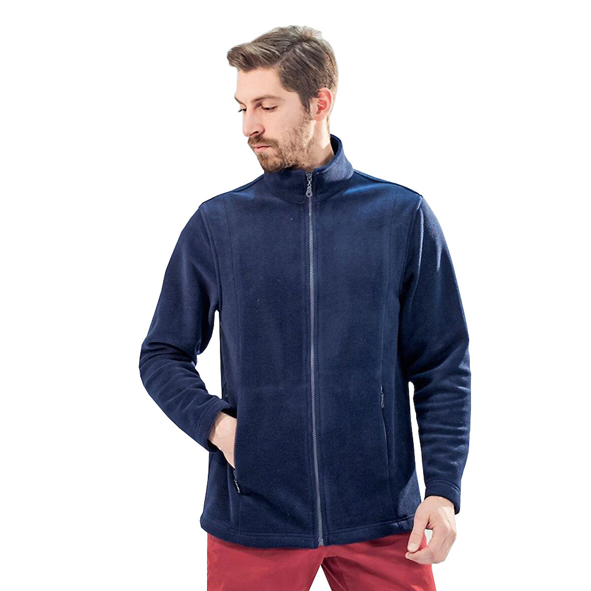 Şensel, Erkek Polar Mont, Lacivert -99E445- Cepli, Outdoor