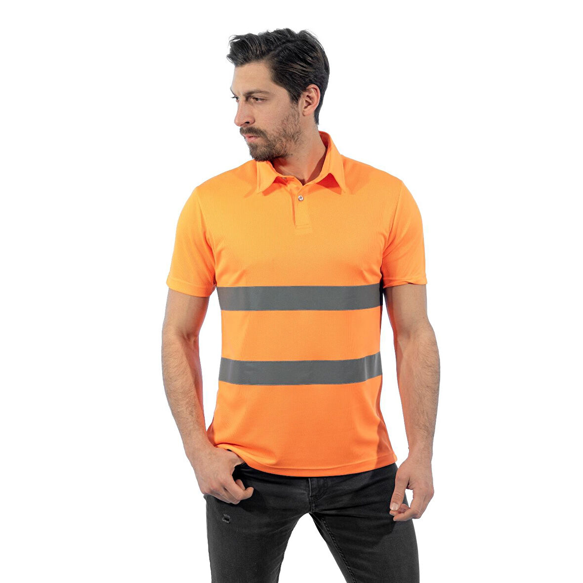 Drytouch Tişört, Fosforlu Turuncu -136E3838- Tshirt, T-shirt