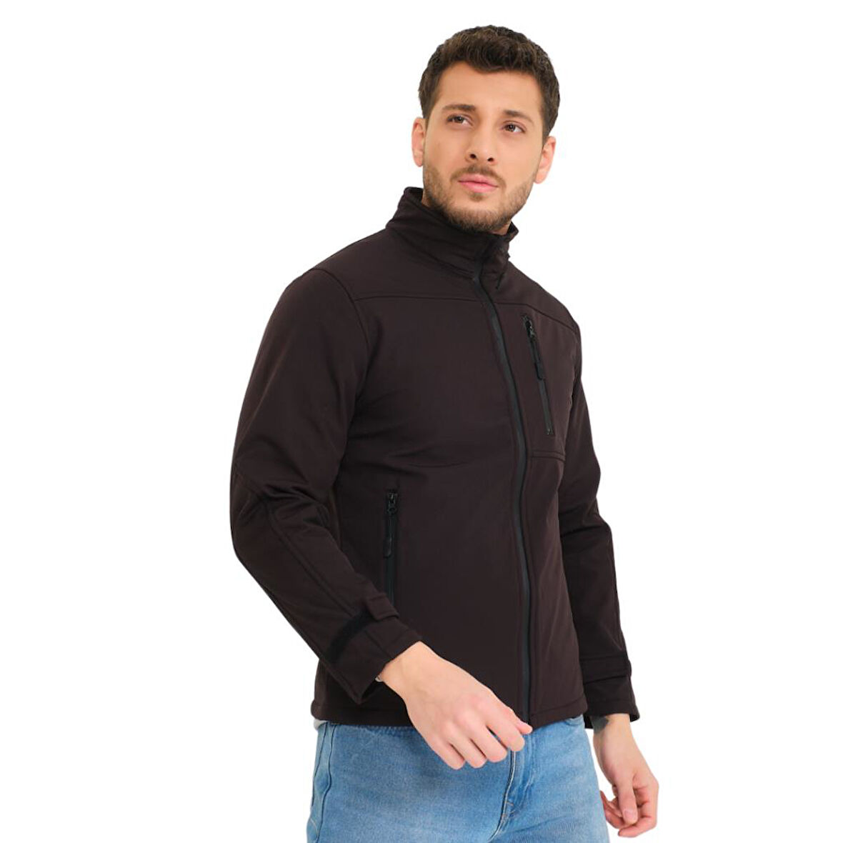 Şensel, Softshell Mont, Siyah -91E650- Su İtici, Outdoor