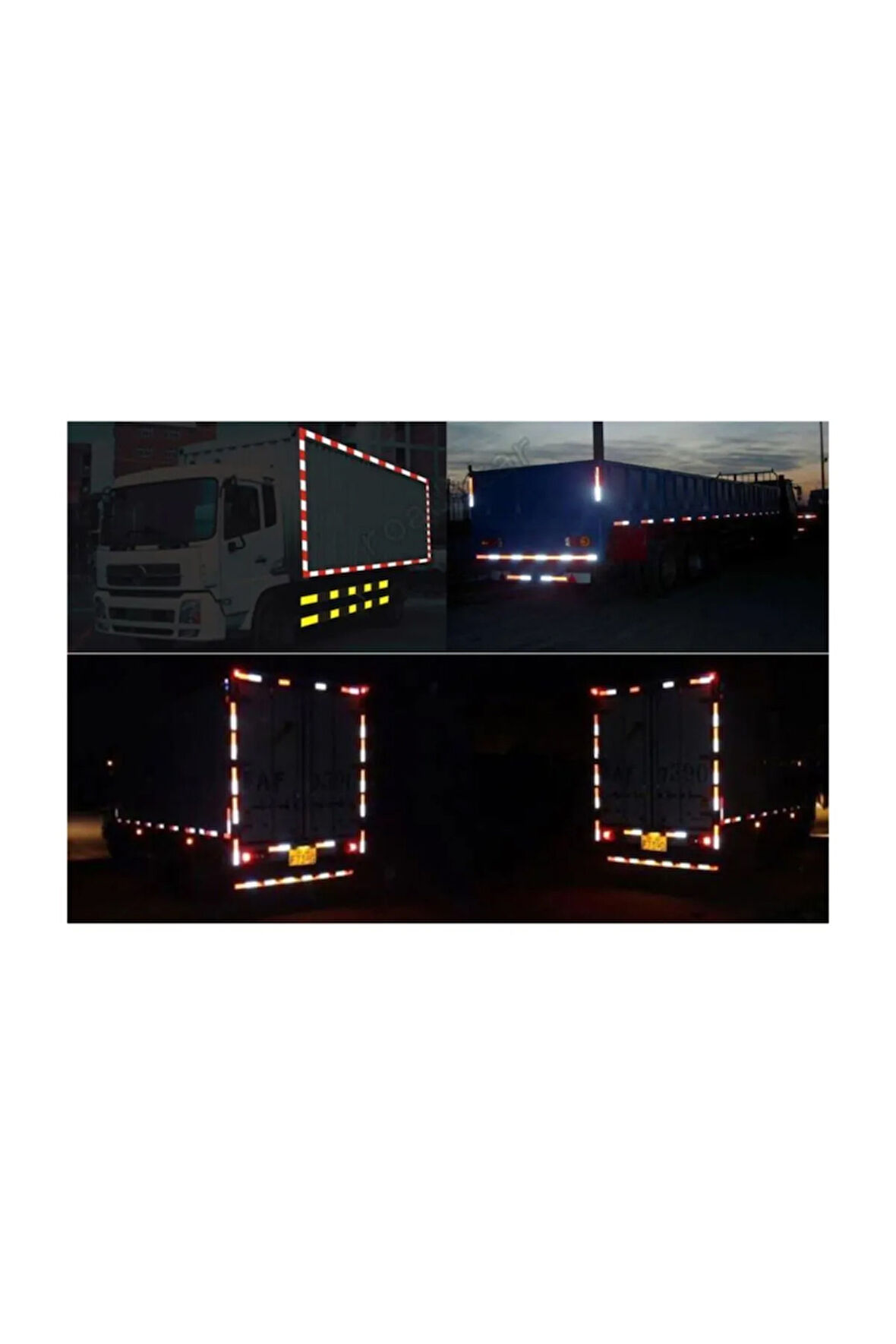 3m Yapışkanlı Beyaz Kamyon/römork/otomobil Reflektör
