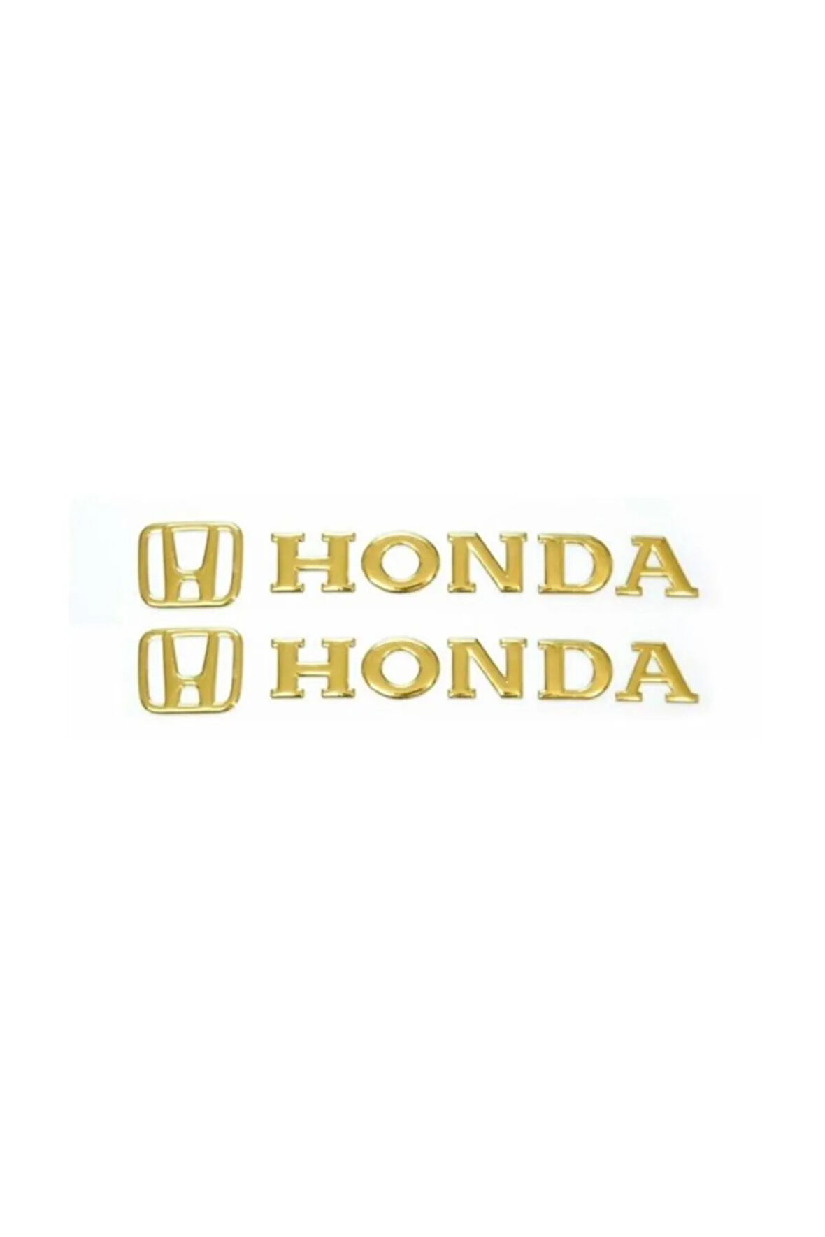 Honda Kabartmalı Sticker Yapıştırma Altın