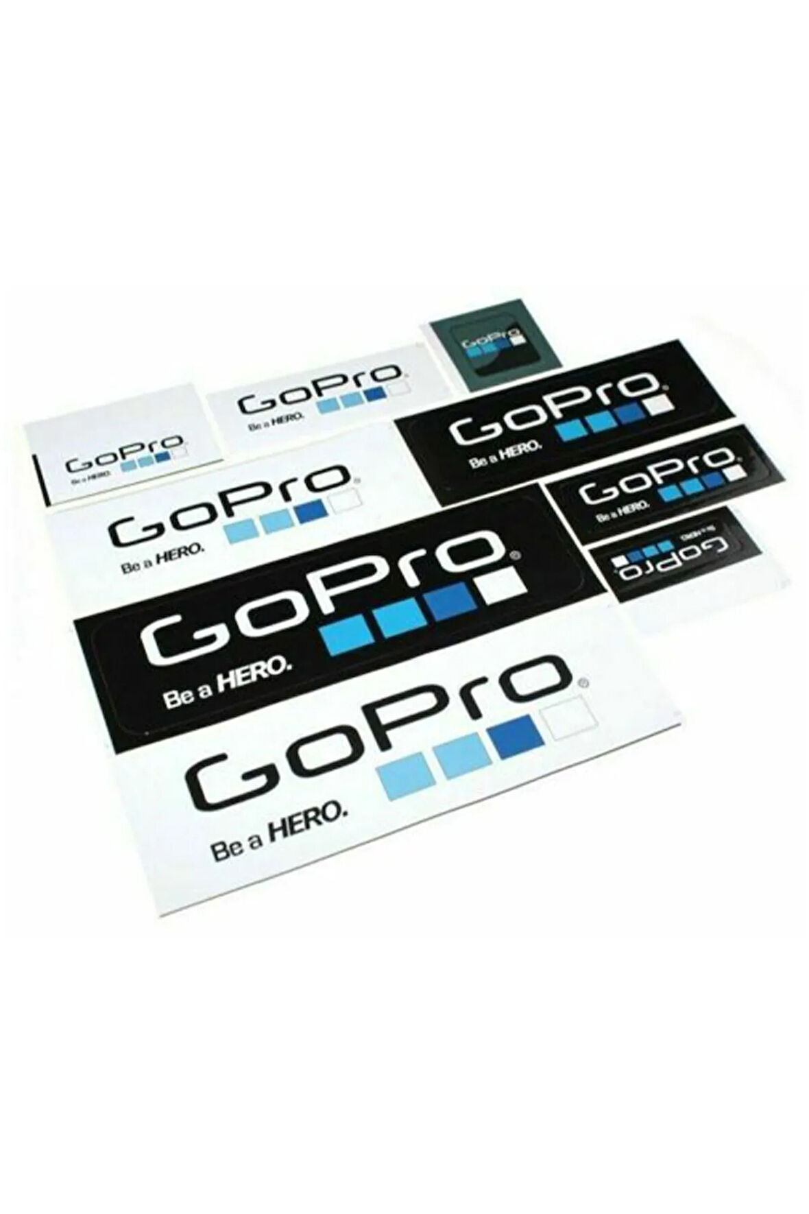 Gopro Etiket / Sticker Takımı 9 Parça