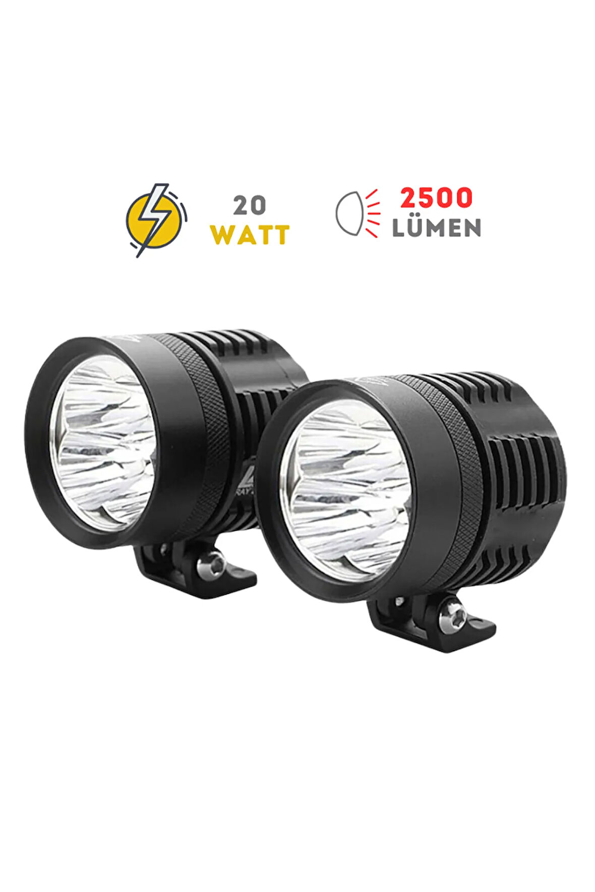 Husky 20w Uyumlu Motosiklet Led Sis Farı