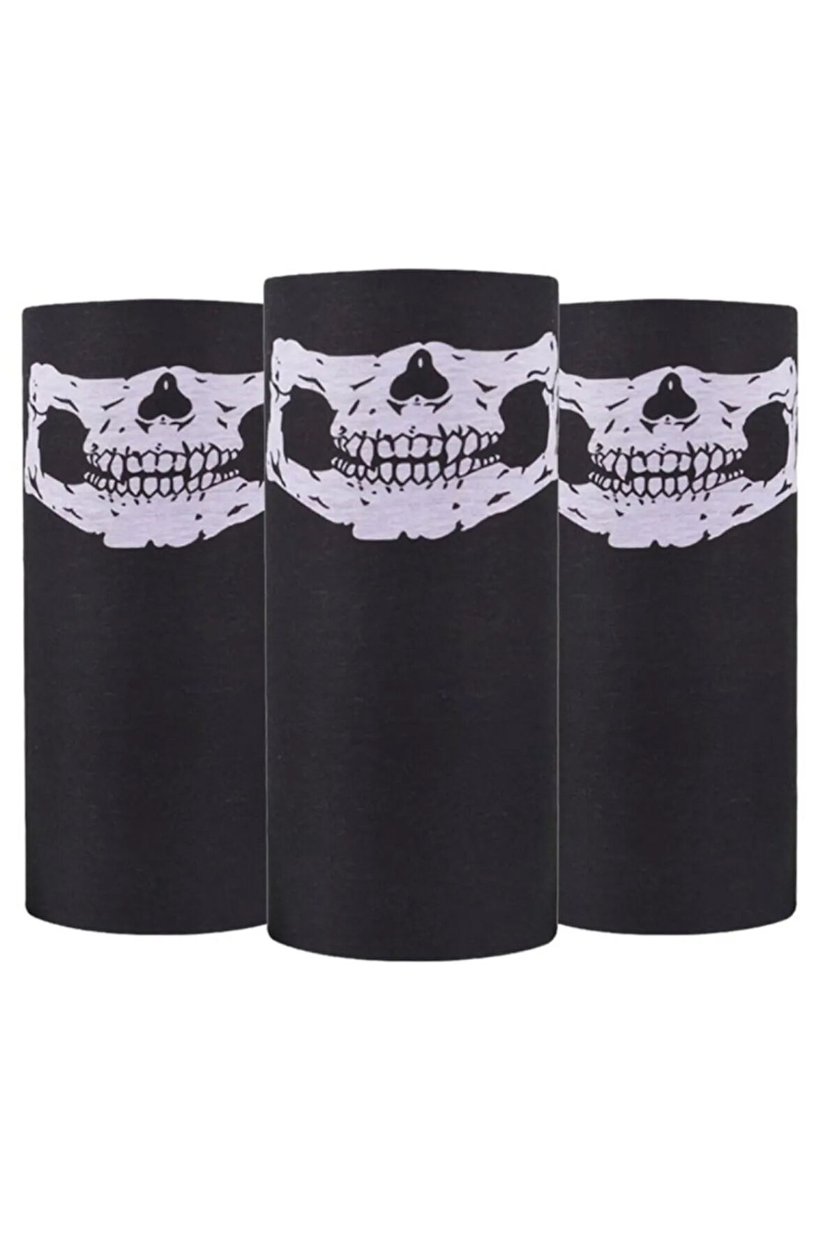 Danger Buff Bandana Boyunluk Maske Saç Bandı 3'lü Paket