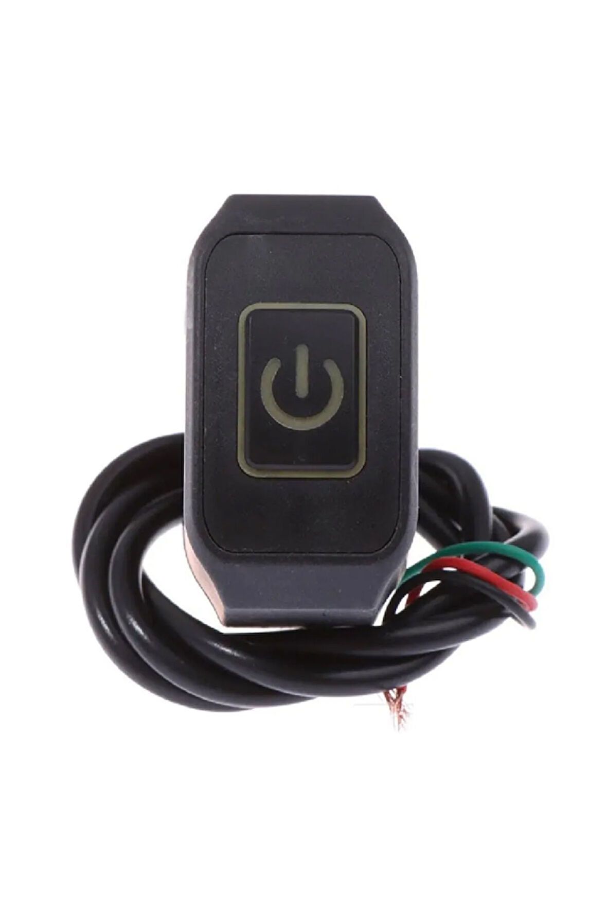 Gidon Bağlantılı Motosiklet Aç Kapa Butonu Sarı Led
