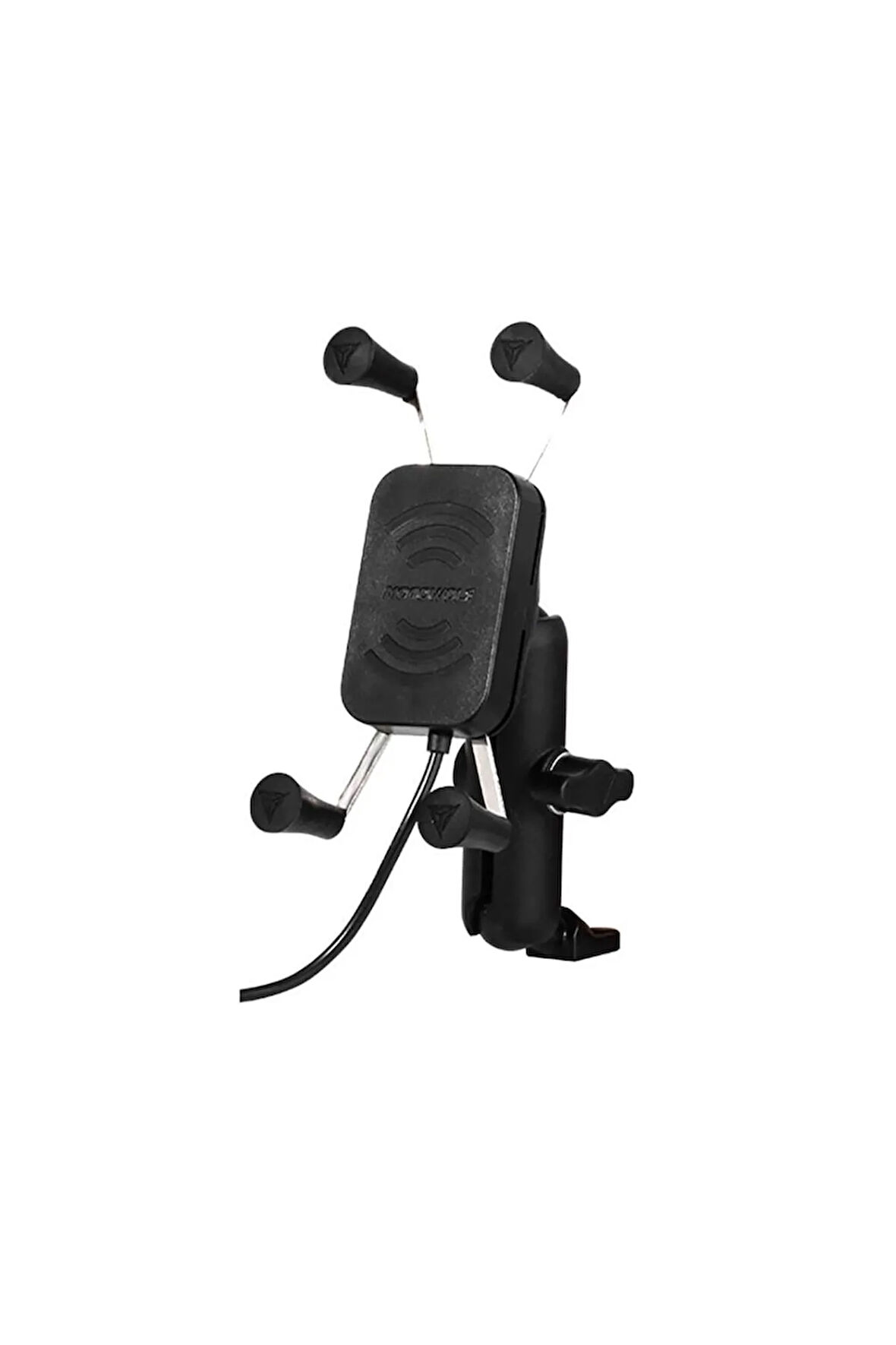 Motowolf Ayna Bağlantılı Wireless Şarjlı Telefon Tutucu