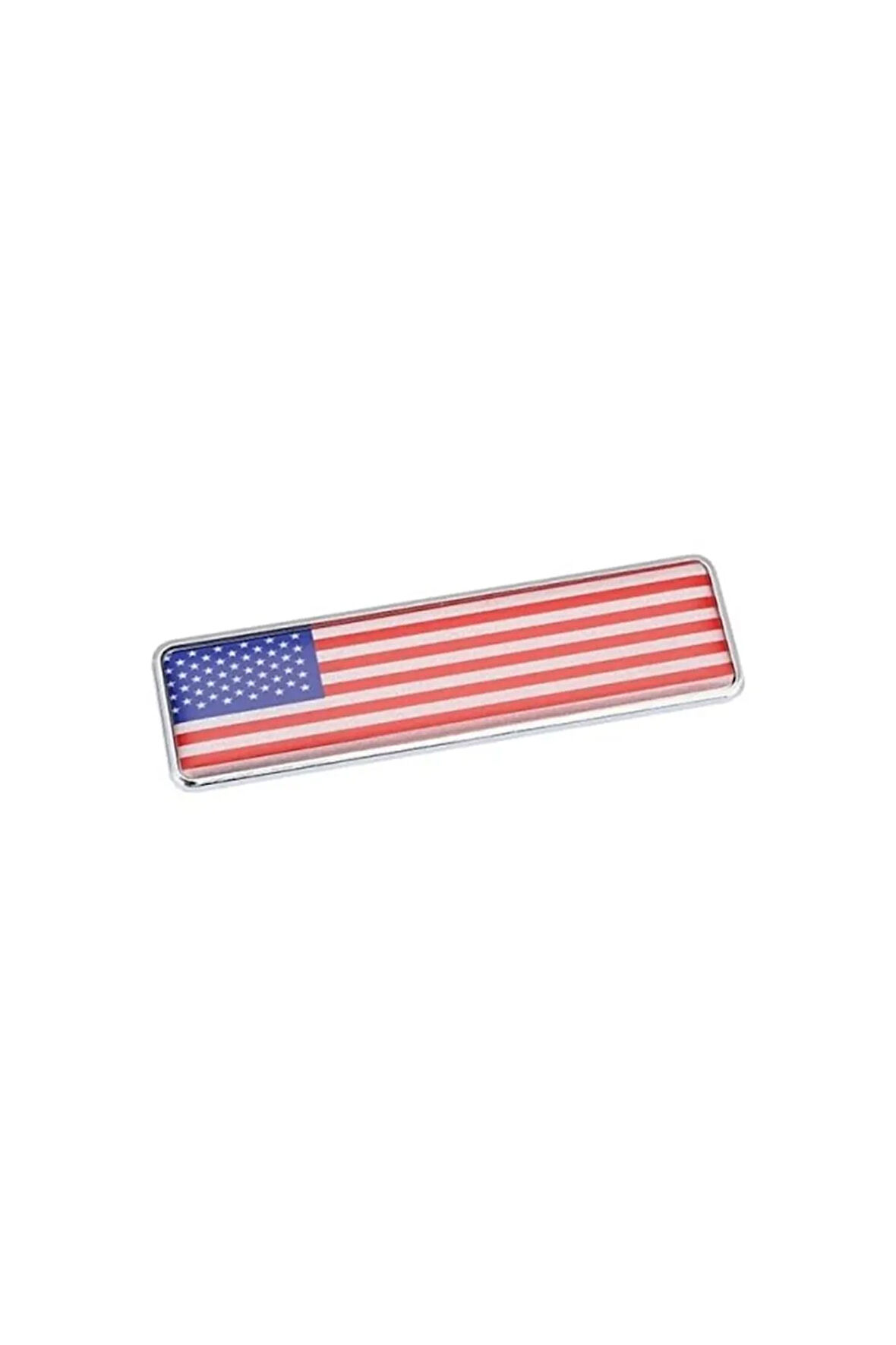 Amerika Bayrağı Tasarımlı Damlalı Alüminyum Sticker