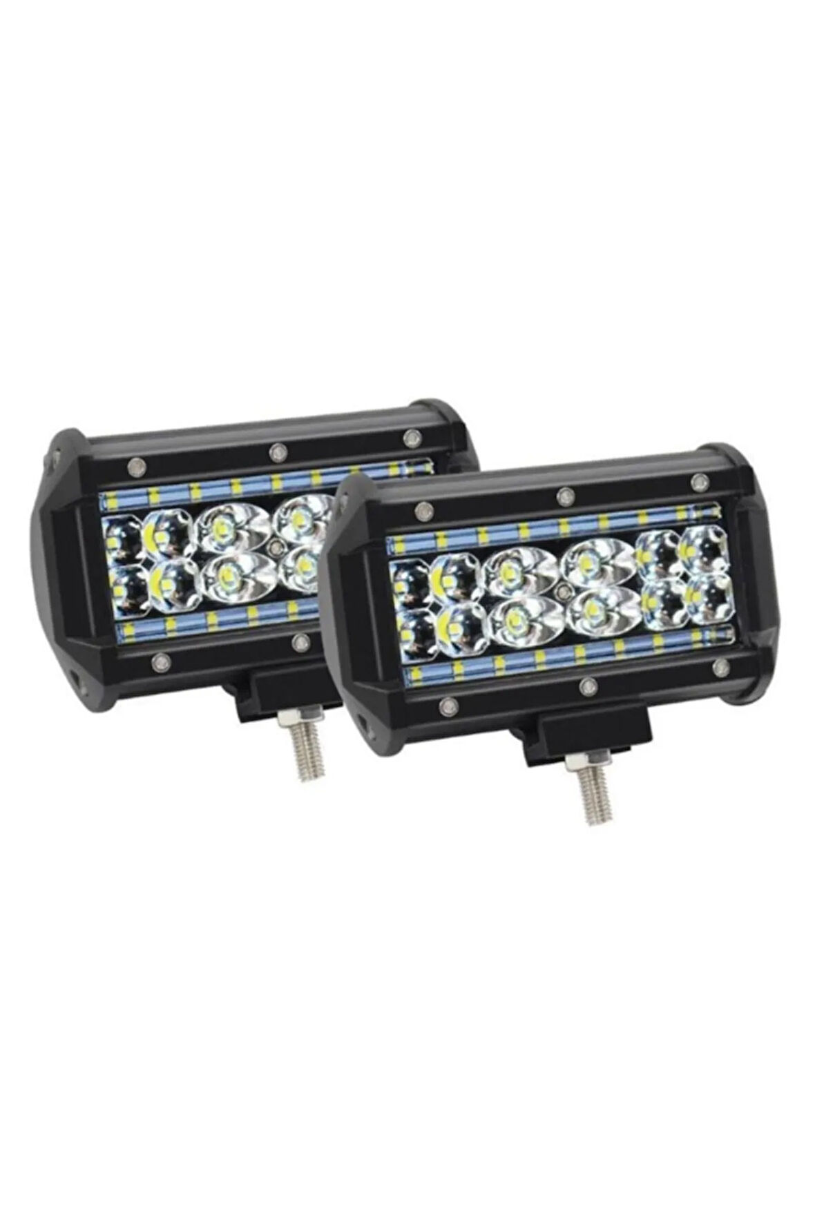Hügel 84w Bar Tipi Led Sis Farı Takım Kırmızı Mavi