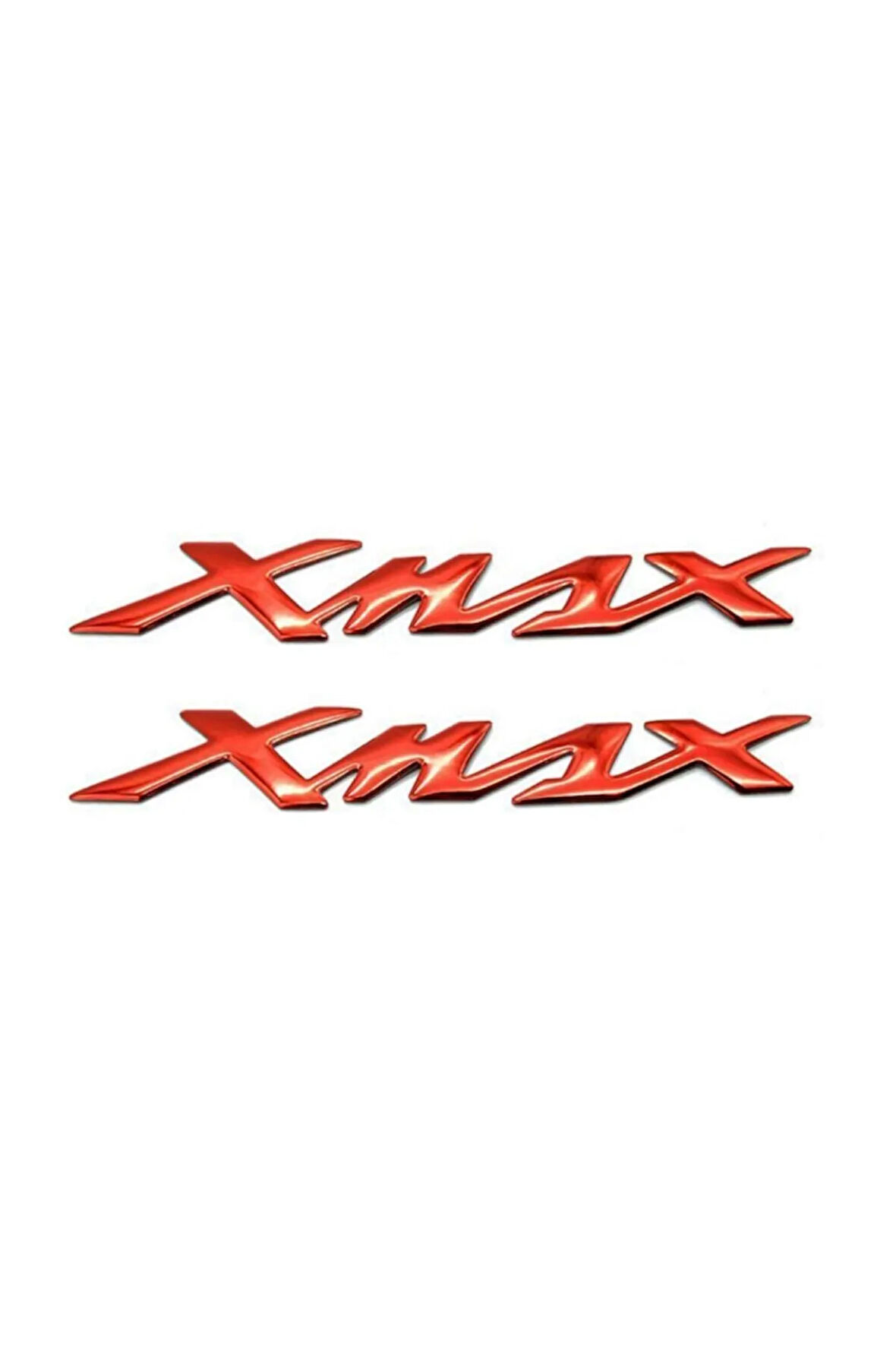 Yamaha Xmax Kabartmalı Sticker Solmayan Etiket Takımı Kırmızı