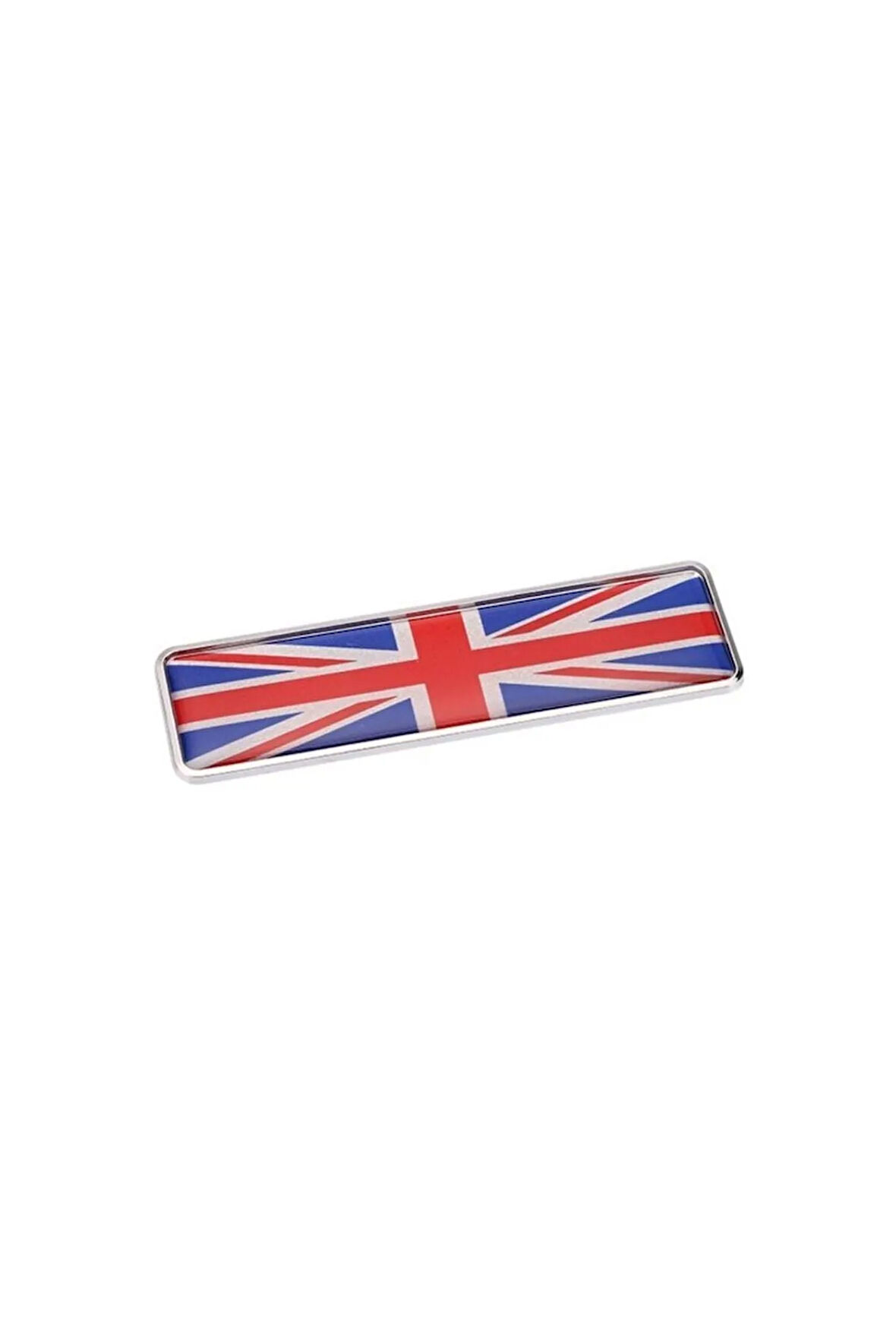 Ingiltere Bayrağı Tasarımlı Damlalı Alüminyum Sticker Uzun