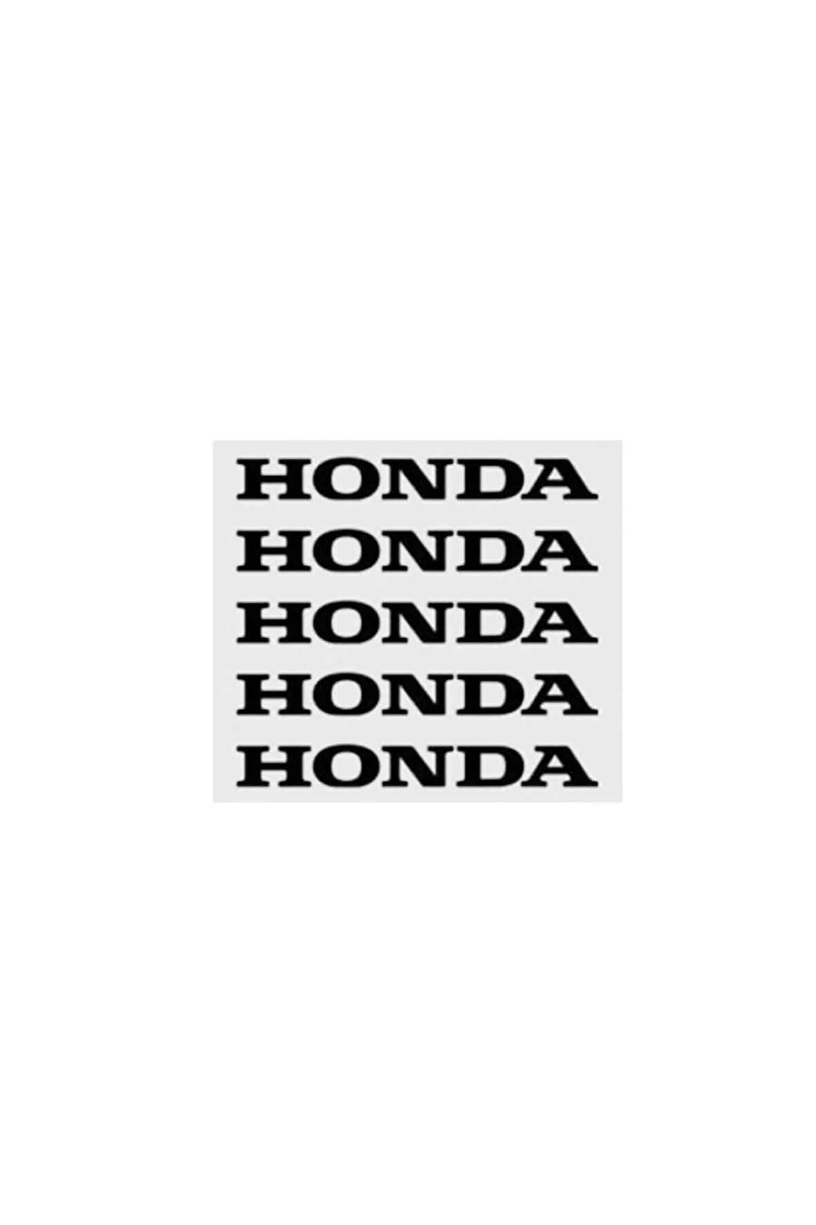 Honda Motosiklet Otomobil Sticker Etiket Takımı 5’li Paket