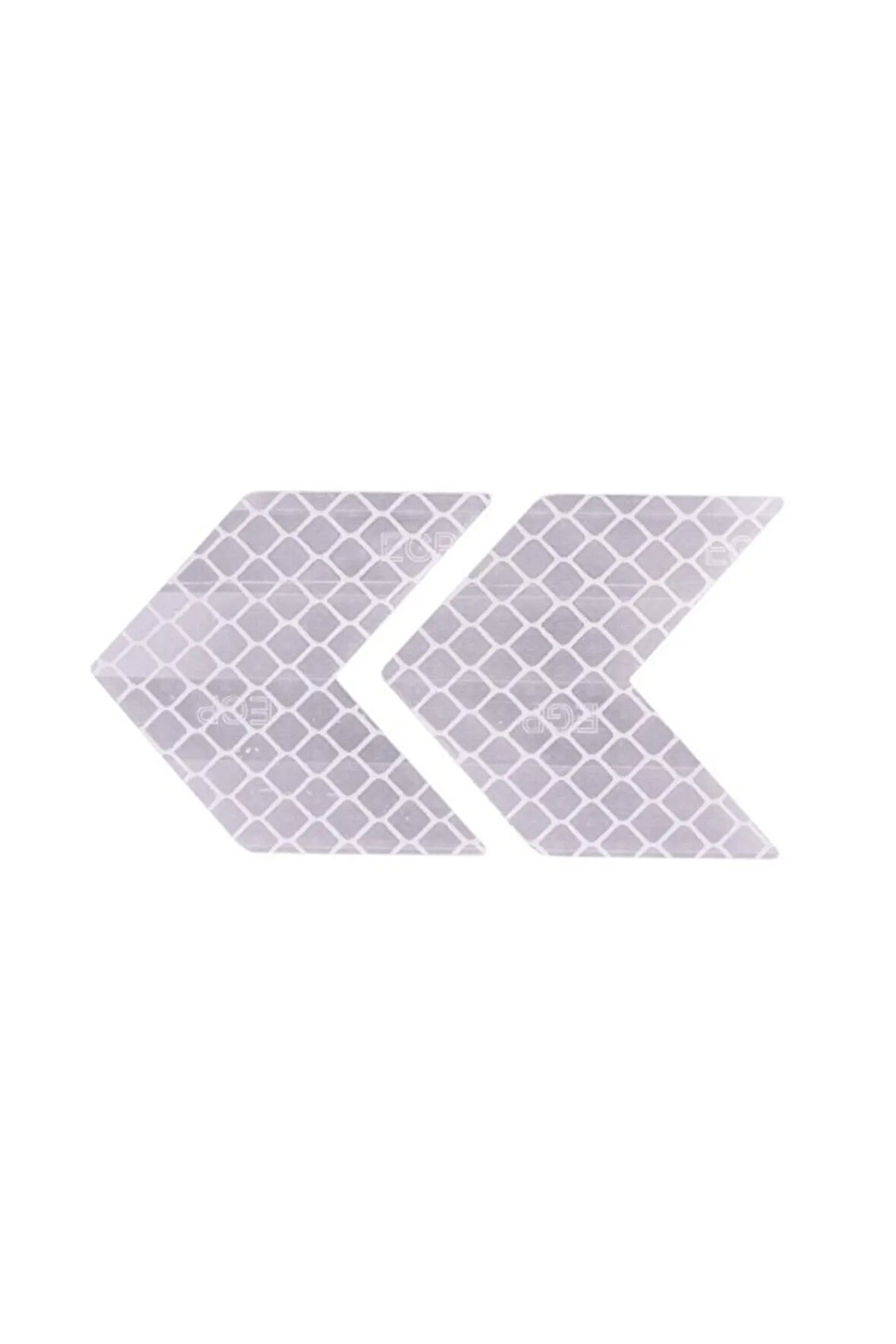 Ok Şerit Reflektörlü Yansıtıcı Sticker Etiket Beyaz