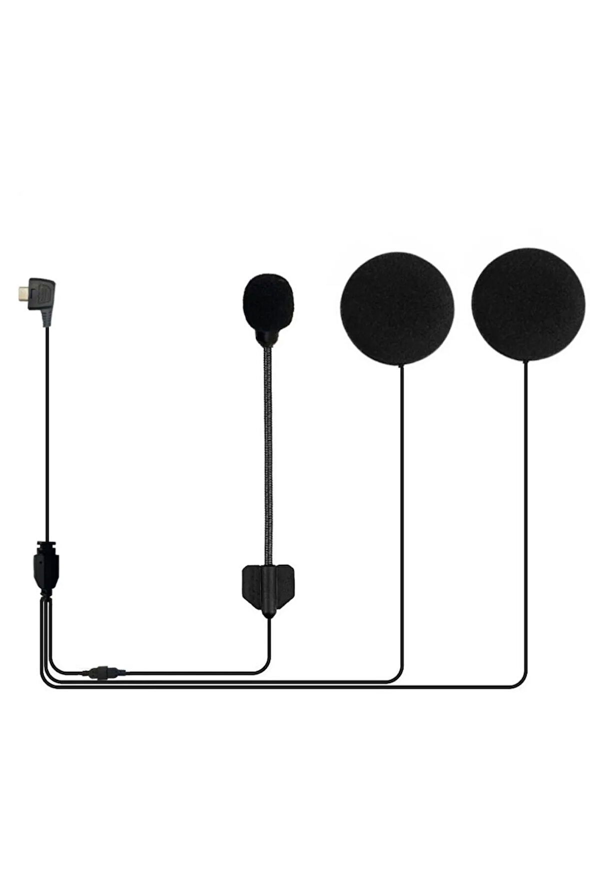 Cmmk-06 Plus Bluetooth Intercom Seti Uyumlu Açık Kask Kulaklık Seti