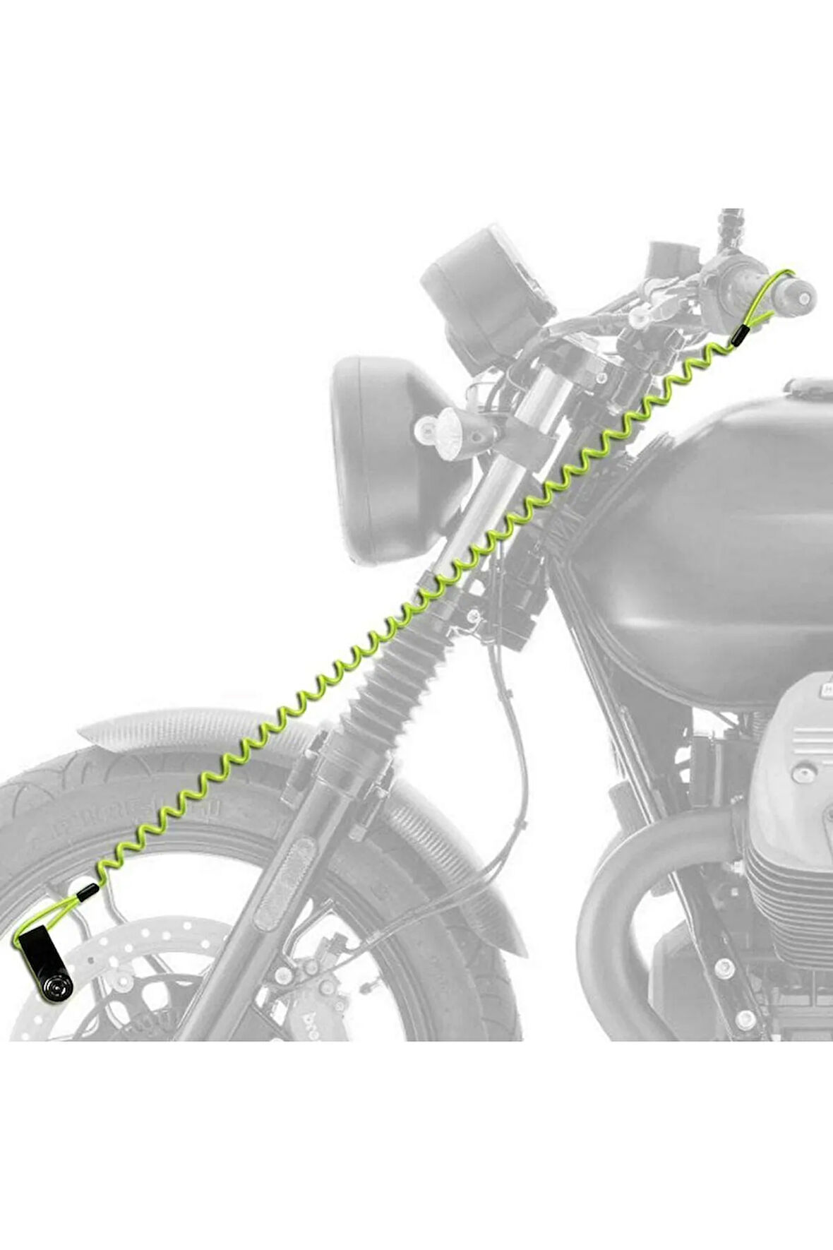 Motosiklet Disk Kilidi Hatırlatıcı Kablo Sarı