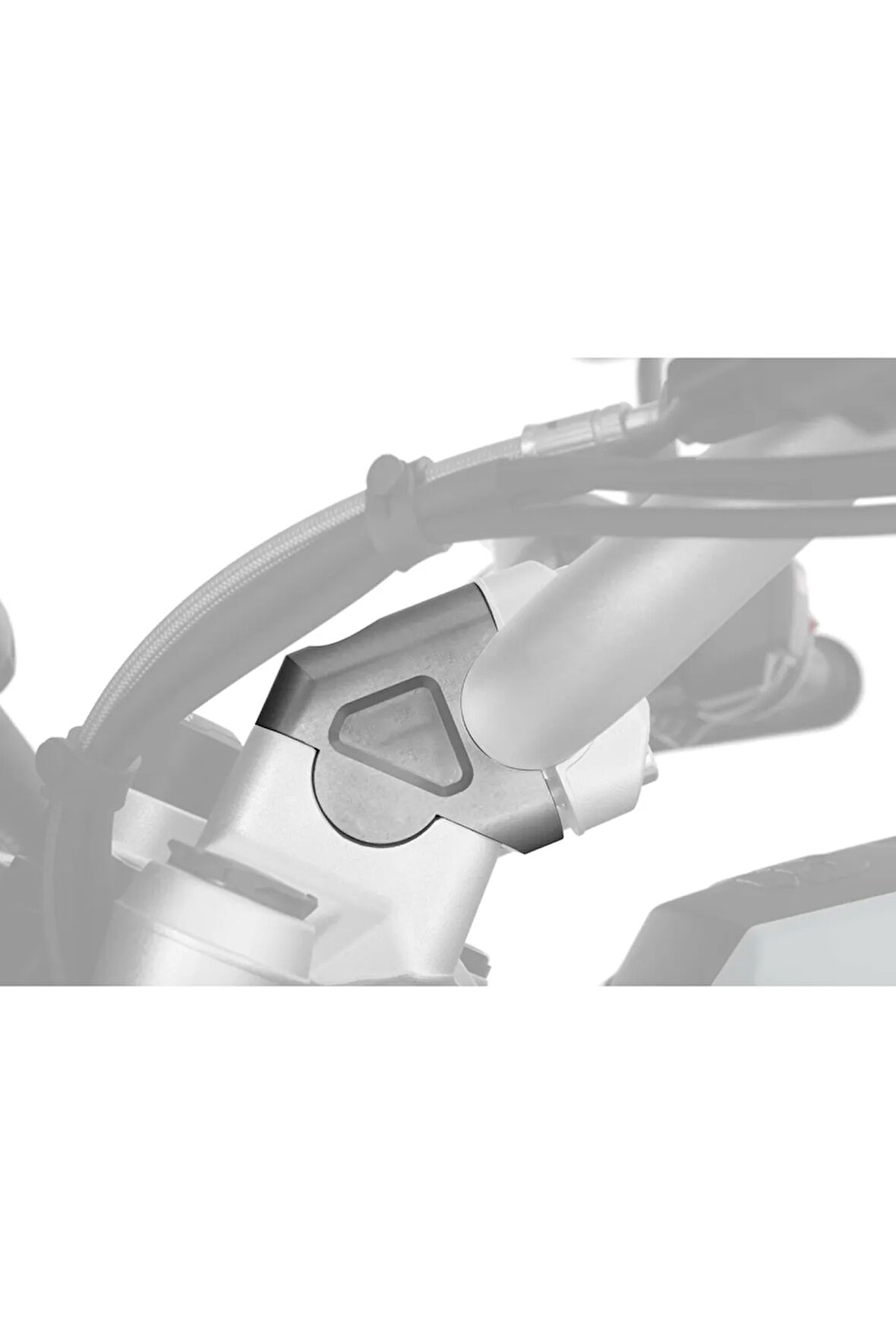 32 Mm Motosiklet Gri Gidon Yükseltme Aparatı