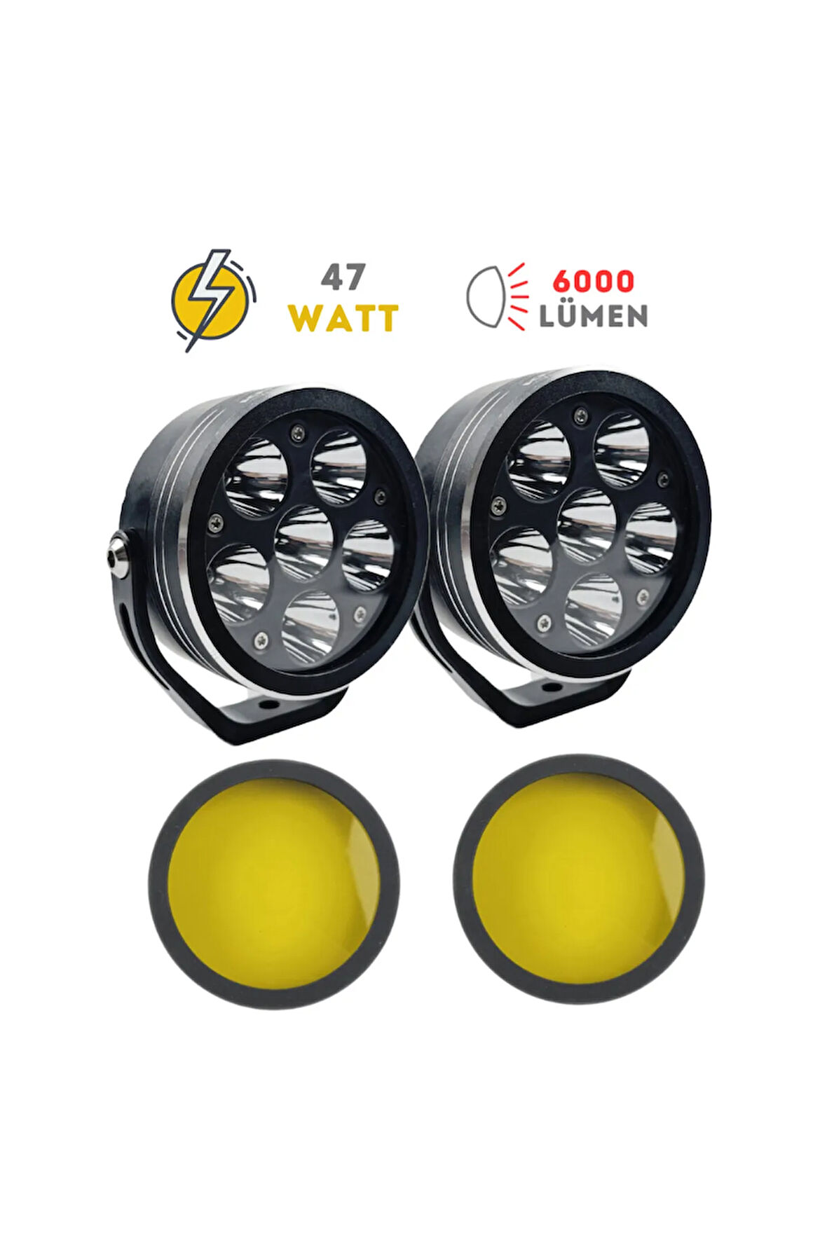 Sunny6 54w Motosiklet Led Sis Farı