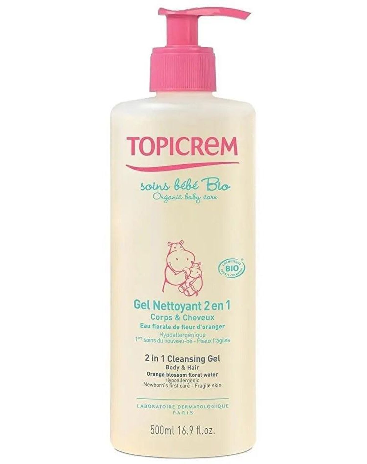 Topicrem 2 İn 1 Arada Cleansing Gel 500 Ml