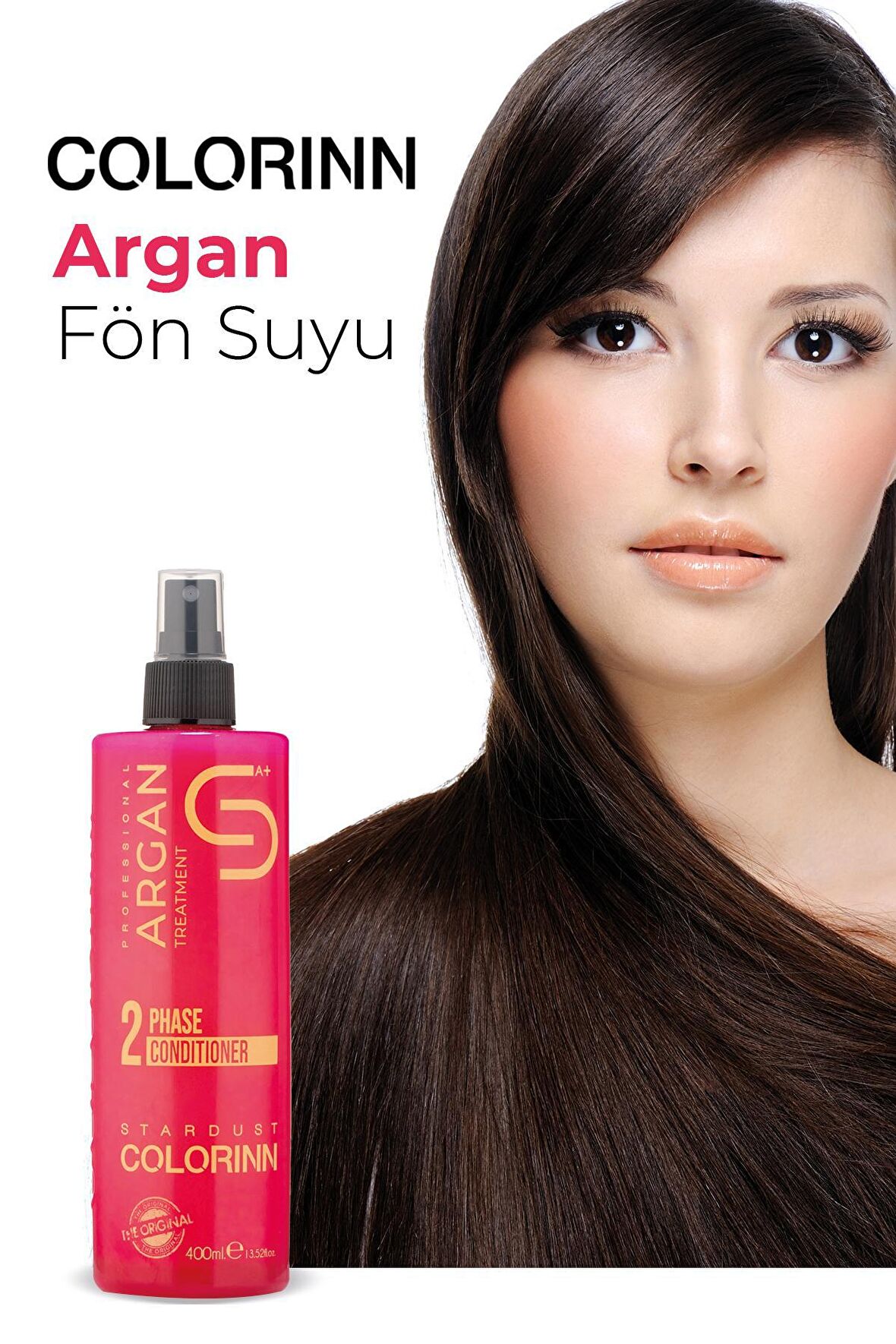 Colorinn Çift Fazlı  Argan Fön Suyu-400 ml