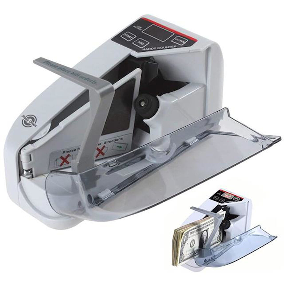 Powermaster PM-27184 Taşınabilir DC 5V Mini Uv Işık Para Sayma Ve Kontrol Makinesi