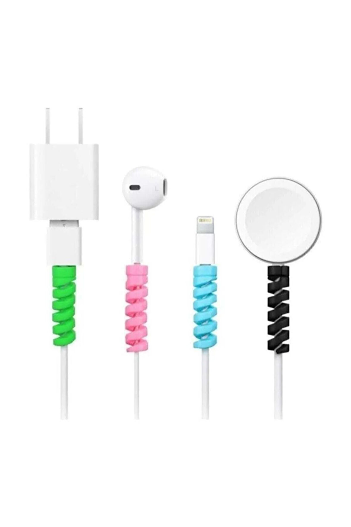 Zippy Iphone 5 5s 6 6s 7 8 Plus X Xr Xs Max Kablo Koruyucu - Şarj Aleti Kulaklık Için