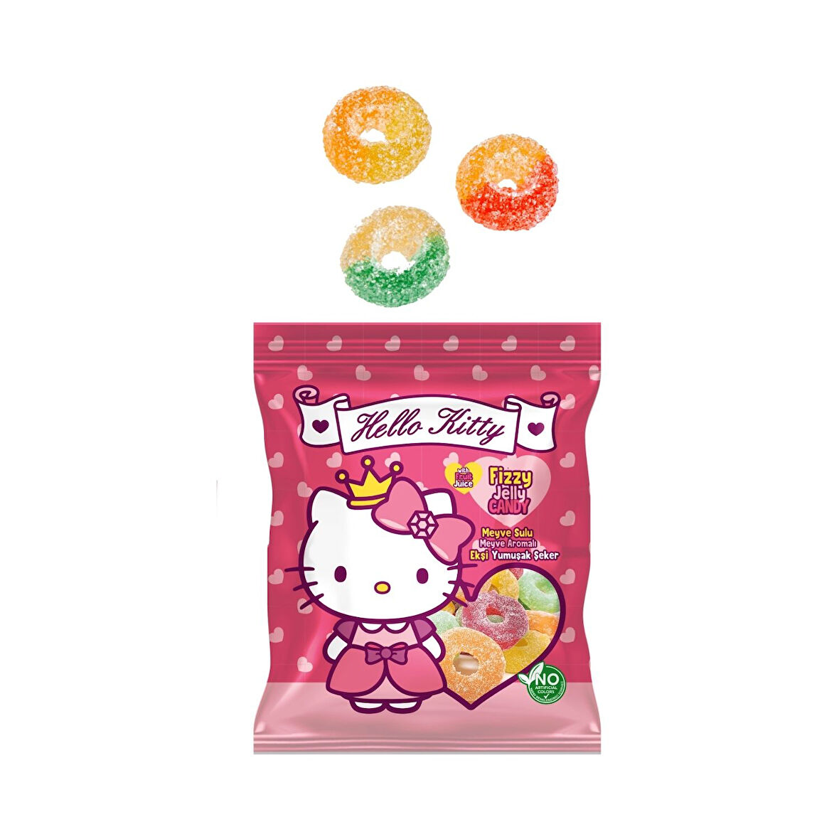 Hello Kitty Halka Meyve Aromalı Yumuşak Şeker 40 Gr. 1 Adet