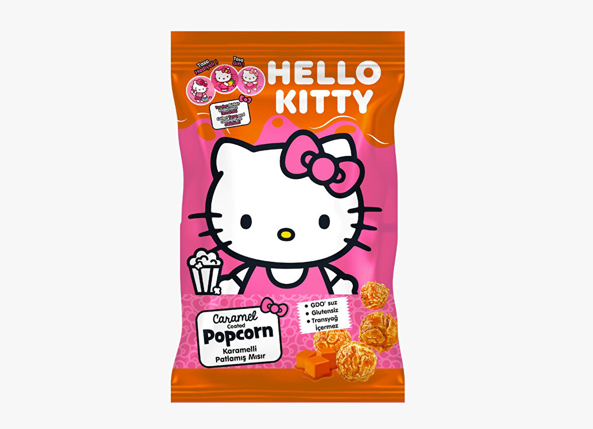 Hello Kitty Karamelli Patlamış Mısır 50g