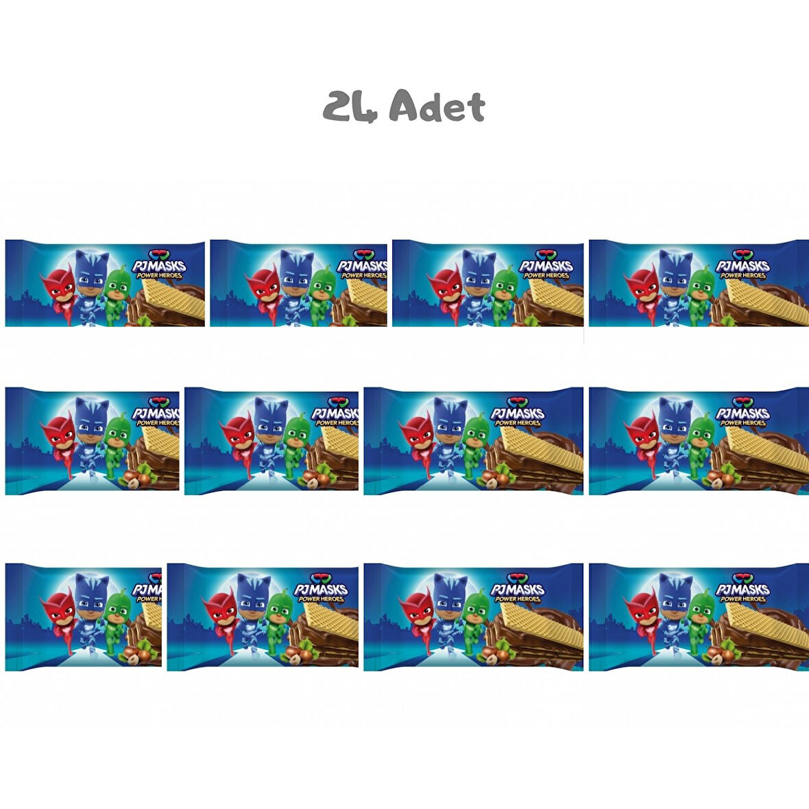 Pj Masks Fındıklı Gofret 40g 24 Adet