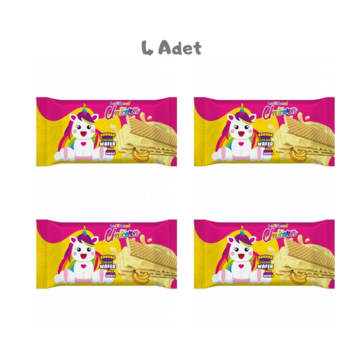 Unicorn Muzlu Gofret 40g 4 Adet