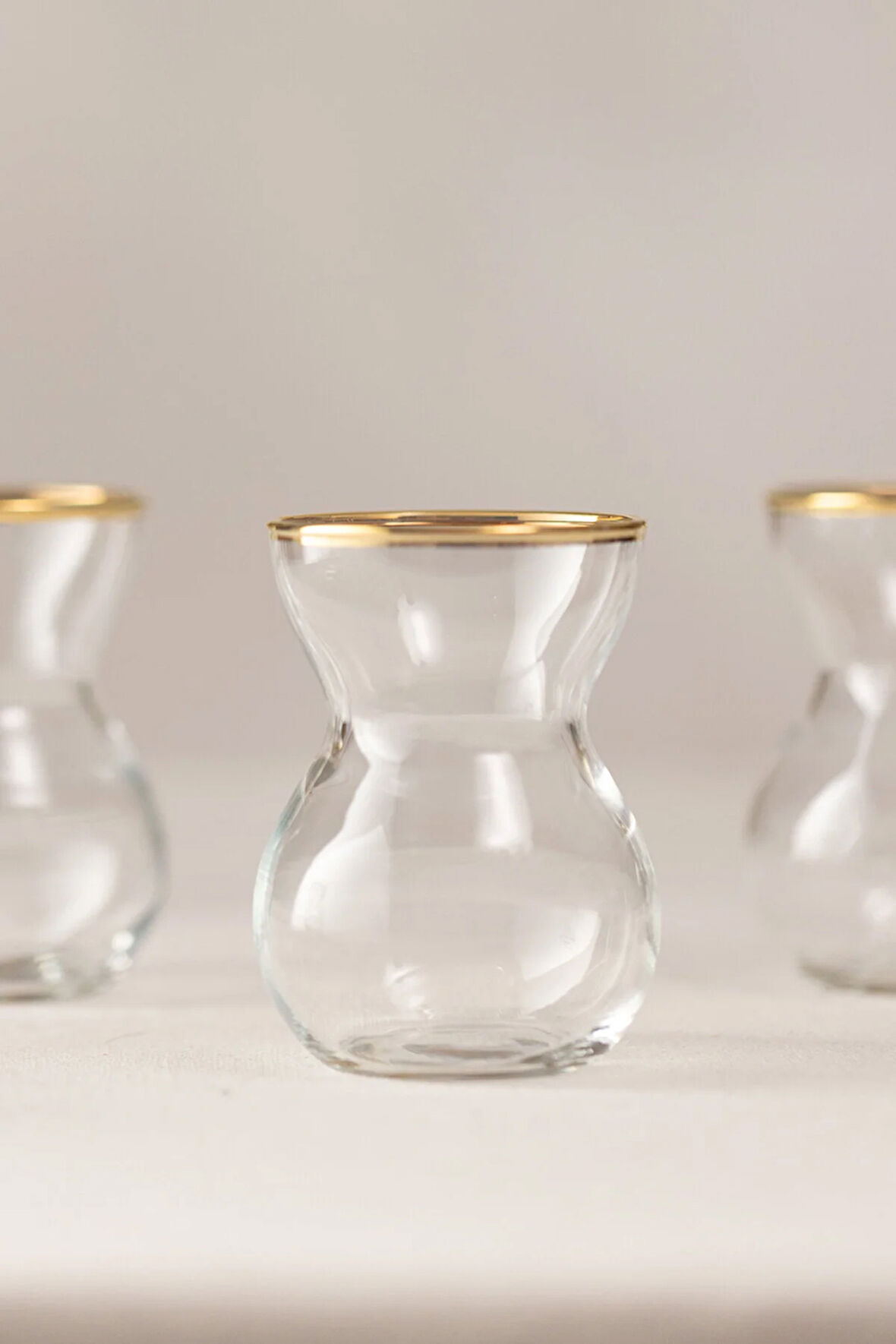 Astoria Gold 6'lı Çay Bardağı Seti 140 cc