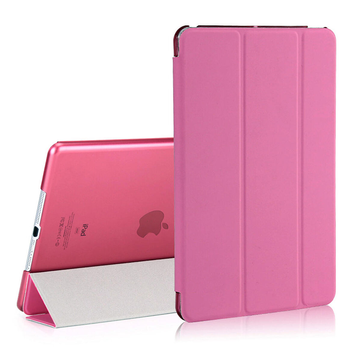 Microsonic Apple iPad 9.7 2018 (A1893-A1954) Smart Case ve arka Kılıf Pembe