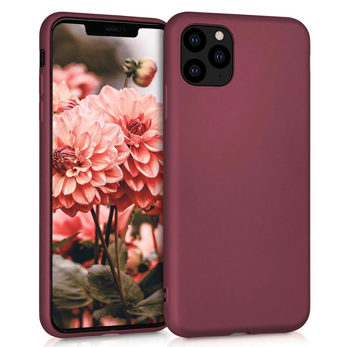 Microsonic Matte Silicone Apple iPhone 11 Pro (5.8'') Kılıf Mor