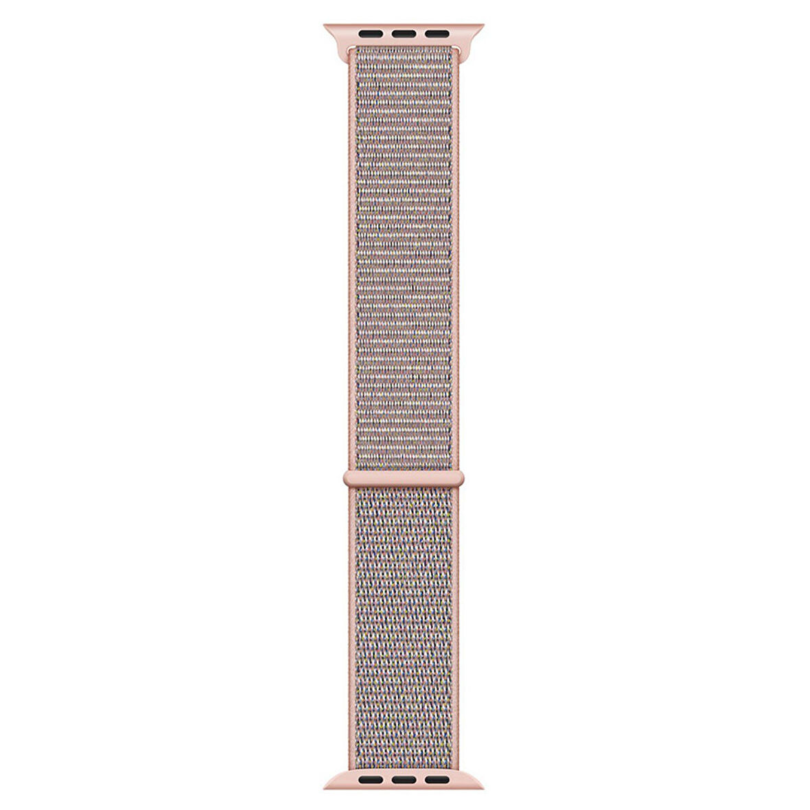 Microsonic Apple Watch Series 4 44mm Hasırlı Kordon Woven Sport Loop Pink Sand