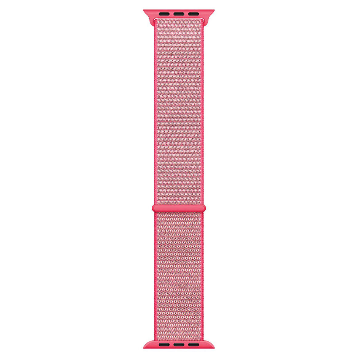 Microsonic Apple Watch Series 4 40mm Hasırlı Kordon Woven Sport Loop Hot Pink