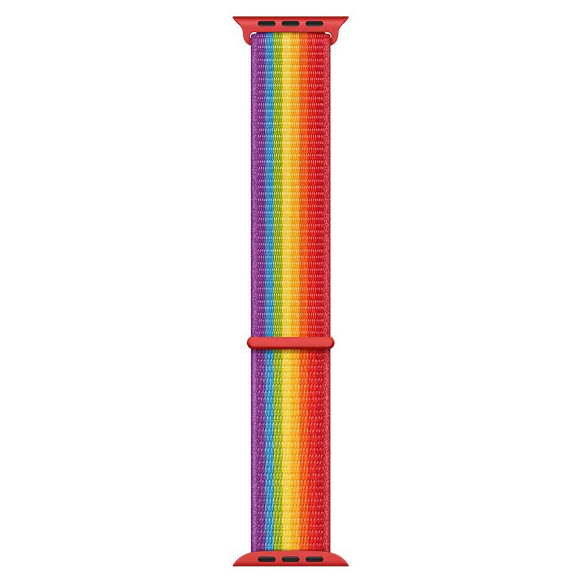 Microsonic Apple Watch Series 5 40mm Hasırlı Kordon Woven Sport Loop Pride Edition