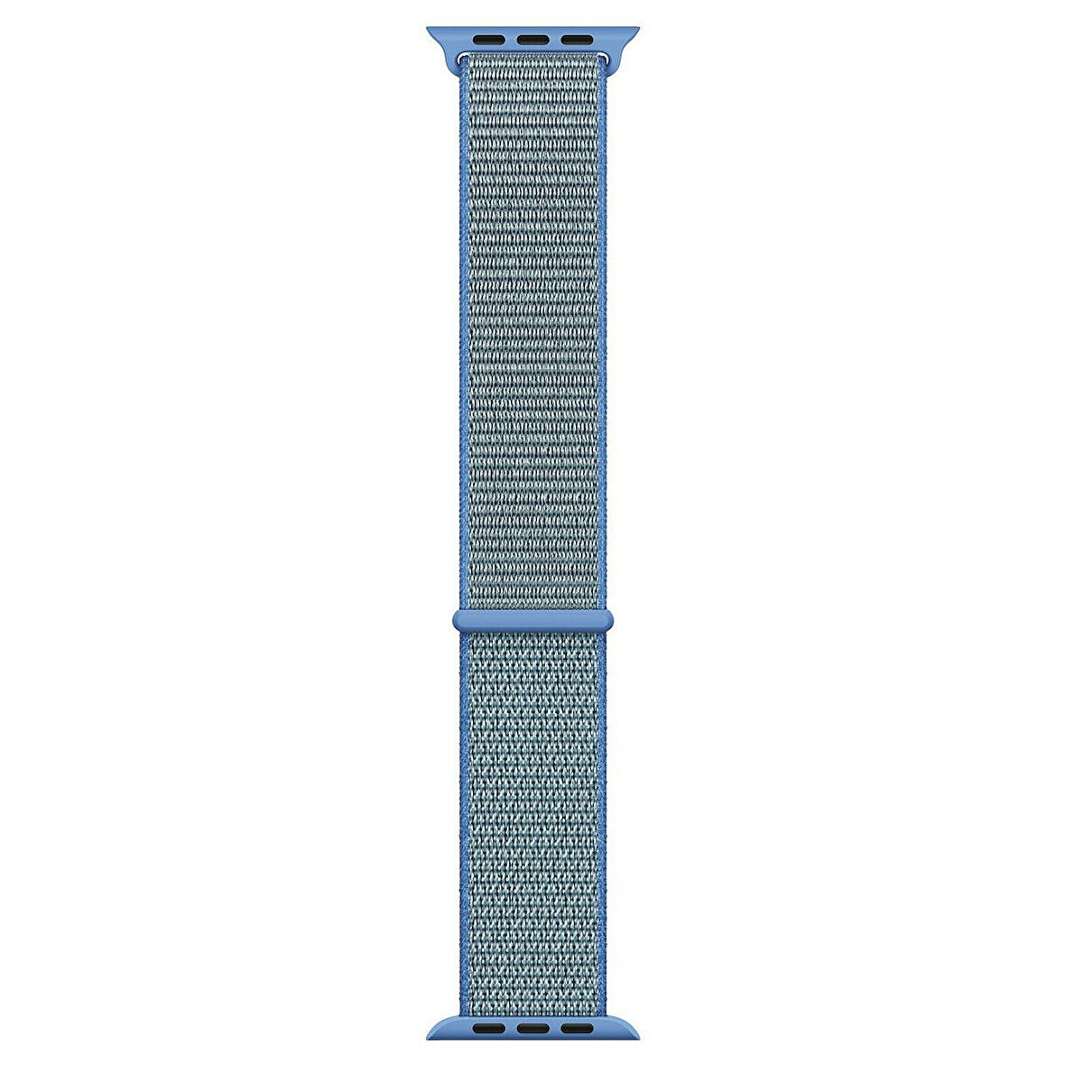 Microsonic Apple Watch Series 5 40mm Hasırlı Kordon Woven Sport Loop Tahoe Blue