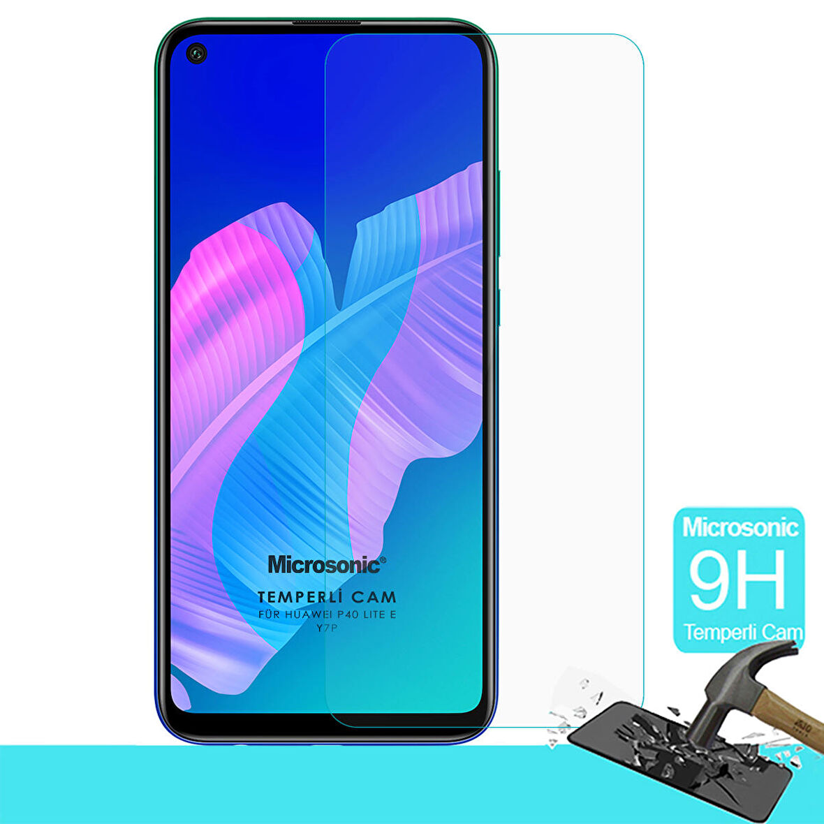Microsonic Huawei Y7P Tempered Glass Screen Protector