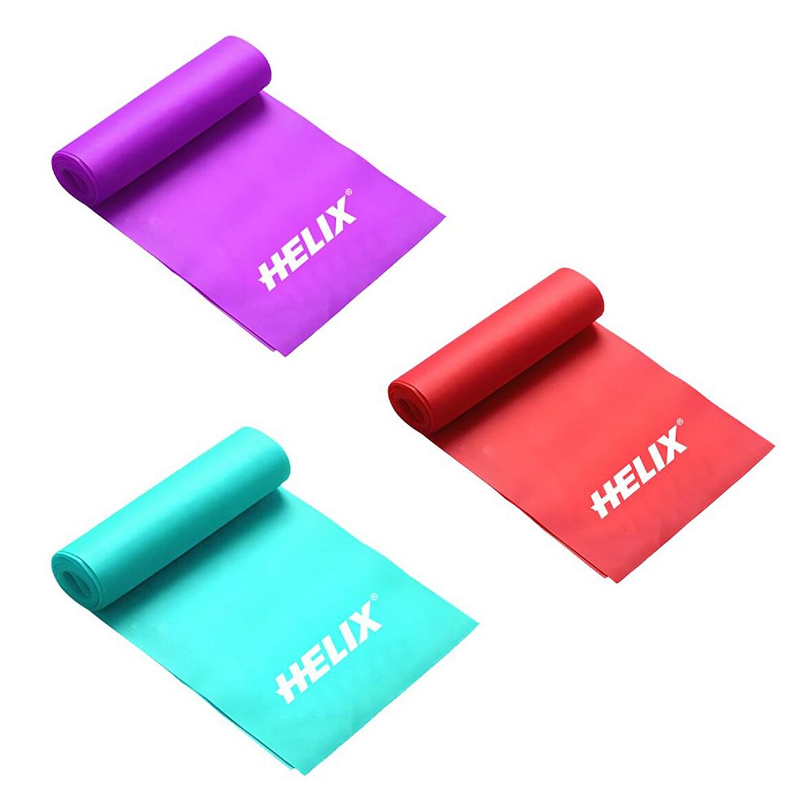 Pilates Bandı 3lü Set Helix 90x7,5cm