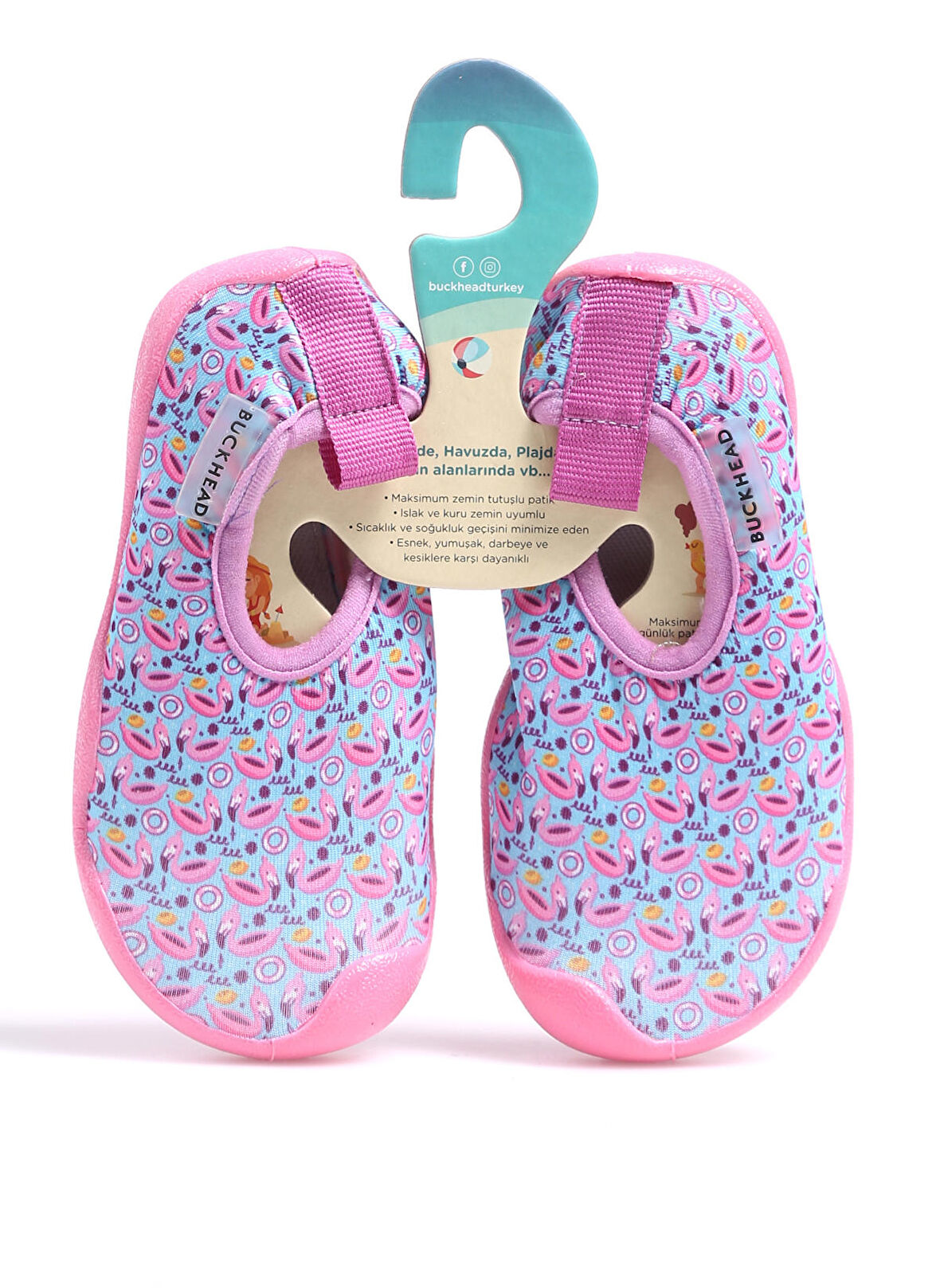 Buckhead Lila Kız Bebek Deniz Ayakkabısı BUCK2010 AQUA SHOES