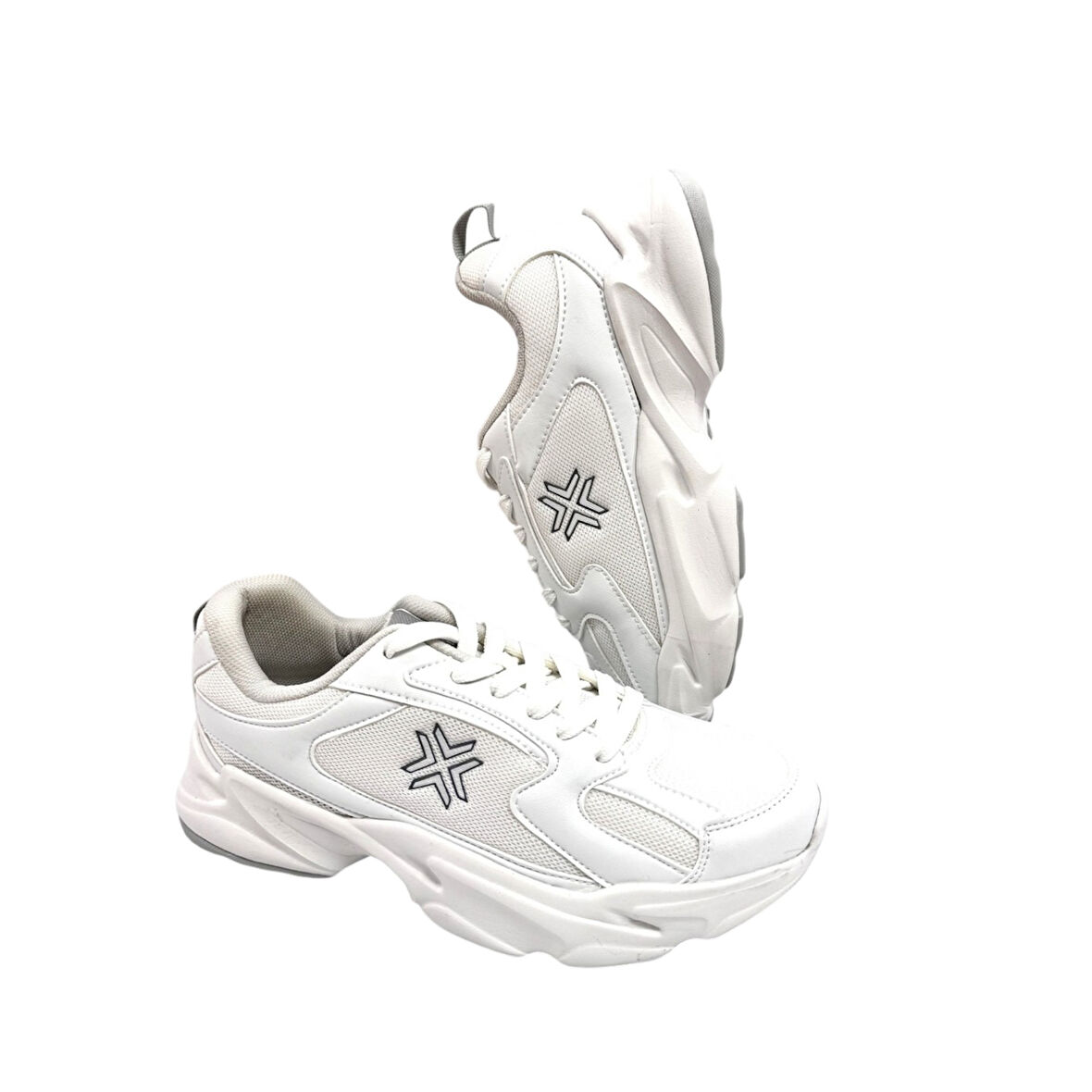 Erkek Kalın Tabanlı Ortapedik Fileli Sneaker