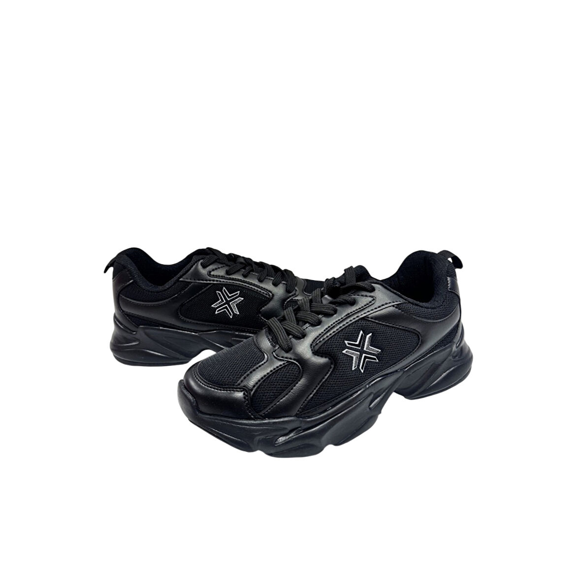 Erkek Kalın Tabanlı Ortapedik Fileli Sneaker