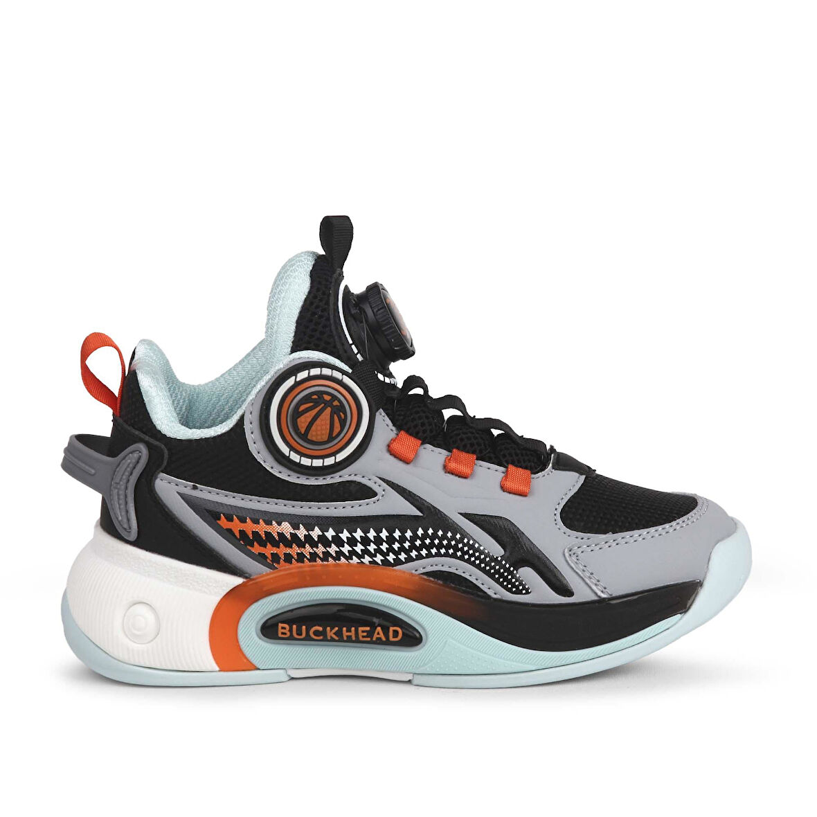 Buckhead Pıck Akıllı Bağcıklı Günlük Spor Ayakkabı BUCK3057Black-Grey