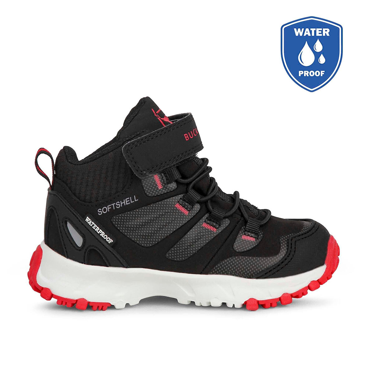Buckhead Zyon High Waterproof Erkek Bot BUCK3005Black-Red