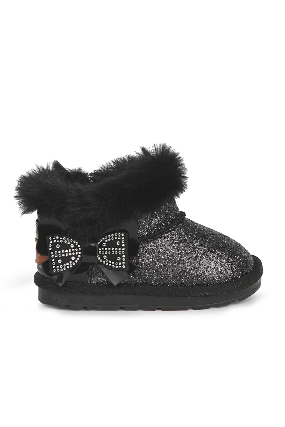 Buckhead 3061 Kız Çocuk Simli İçi Kürklü Kısa Bot