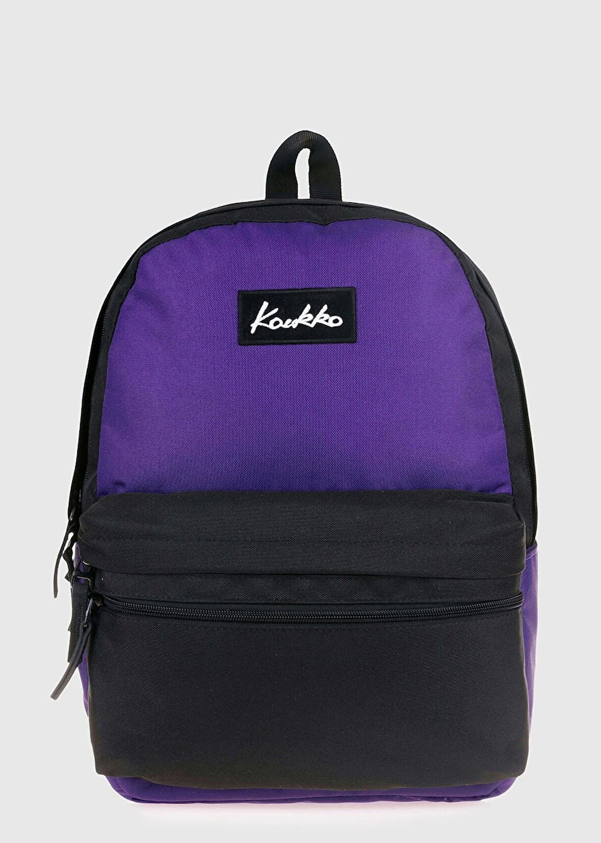 Mor  KAUKKO BASIC DUBLE COLORS SIRT ÇANTASI MOR SİYAH