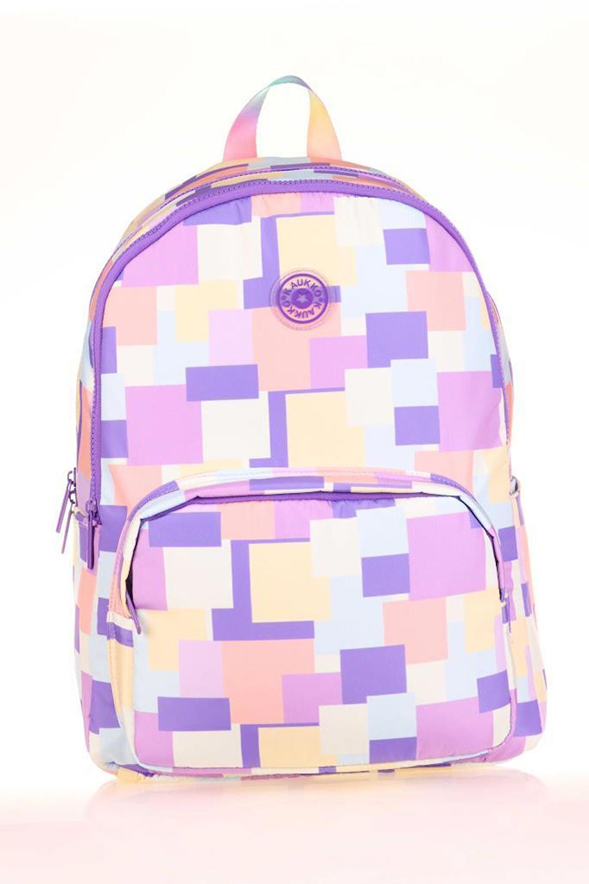 Kaukko Rainbow Sırt Çantası Square Puple K1753