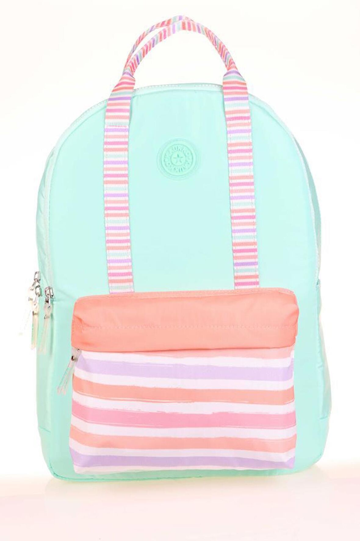 Kaukko Double Stripe Sırt Çantası Mint K1767