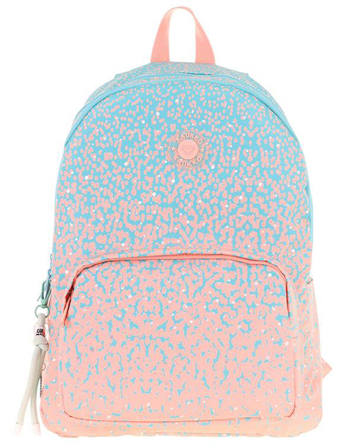 Kaukko Dots Okul Sırt Çantası Salmon K1805