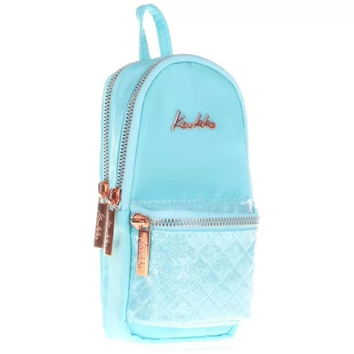 Kaukko Kalem Çantası Brıght Junıor Bag Kapitone Turkuaz K2462 / Kaukko